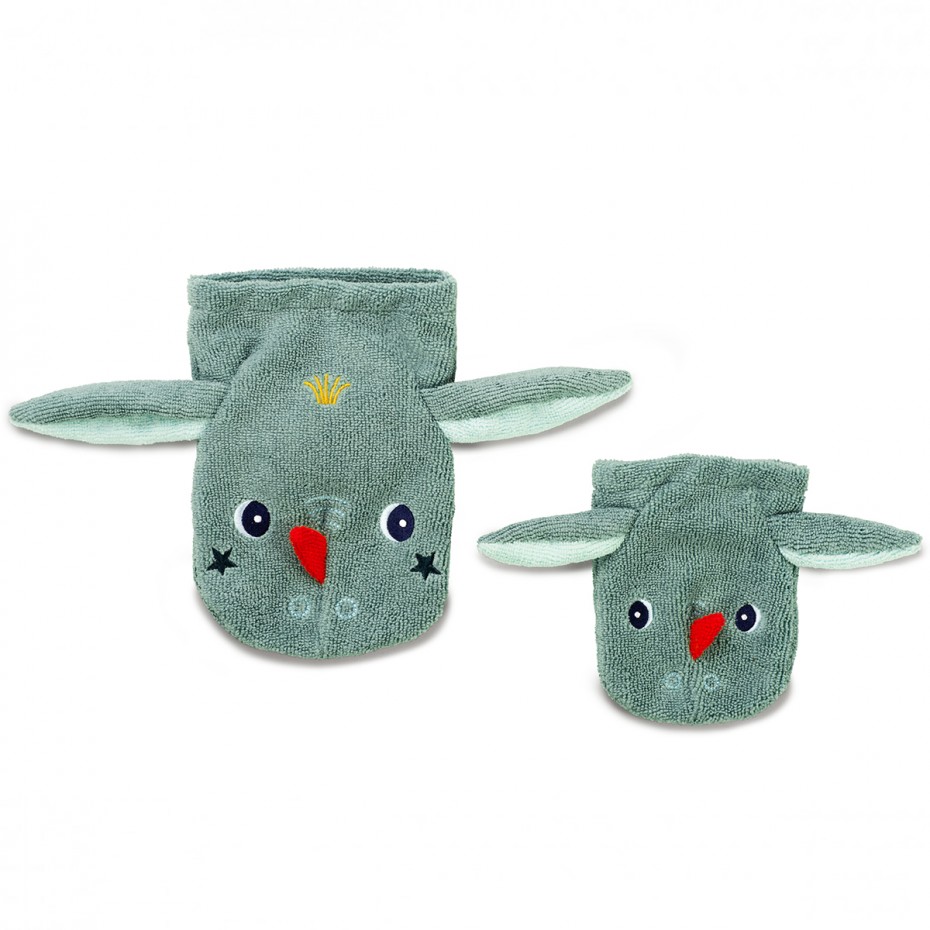 Set of handpuppet wash cloths Joe