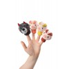 The wolf and the 3 little pigs fingerpuppets