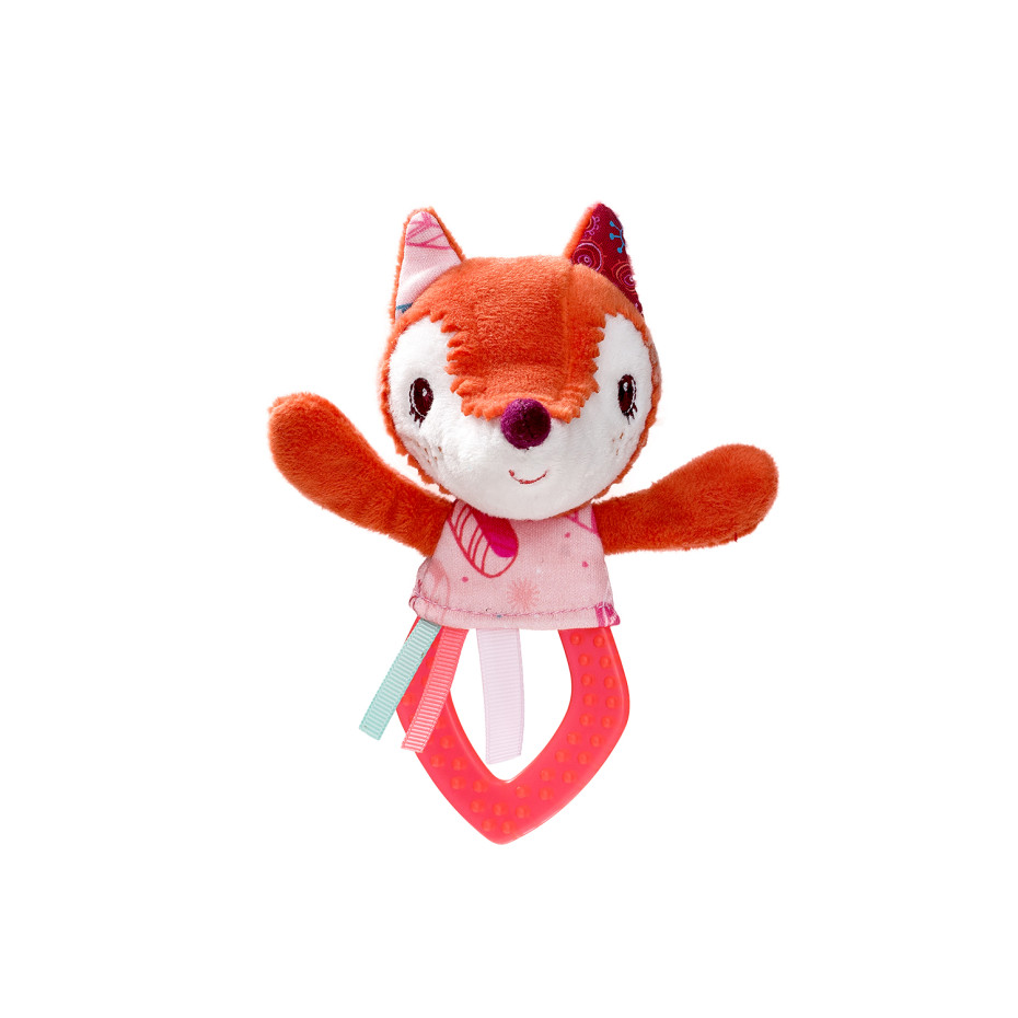 Alice the Fox Teething Rattle